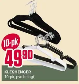 Europris KLESHENGER, NOK 49.9 tilbud