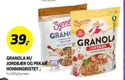 Bunnpris GRANOLA M/ JORDBÆR OG PEKAN HONNINGRISTET, NOK 39 tilbud
