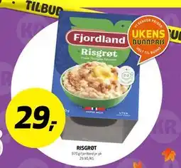 Bunnpris Risgrøt, NOK 29 tilbud