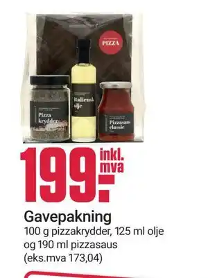 Europris Gavepakning, NOK 199 tilbud