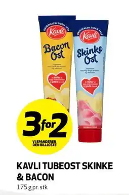 Bunnpris KAVLI TUBEOST SKINKE & BACON tilbud