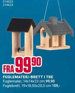 Europris FUGLEMATER/-BRETT I TRE tilbud