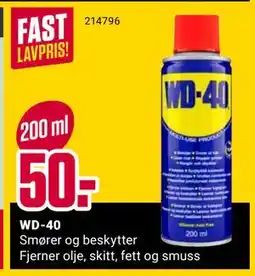 Europris WD-40, NOK 50 tilbud