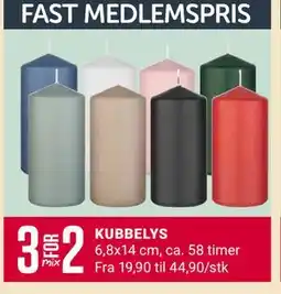Europris KUBBELYS, NOK 44.9 tilbud
