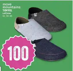 Sport Outlet Move mountains tøffel leif/ane str. 36-46 tilbud