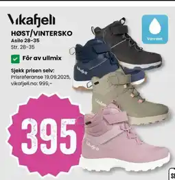 Sport Outlet Vikafjell høst/vintersko asilo 28-35 tilbud