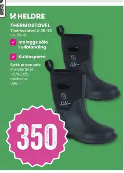Sport Outlet Heldre thermostøvel thermostøvel jr 30-35 str. 30-35 tilbud