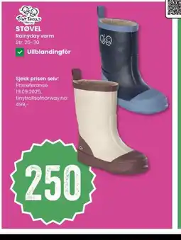 Sport Outlet Tiny trolls støvel rainyday varm str. 20-30 tilbud