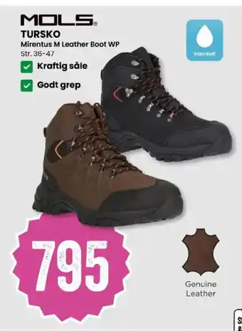 Sport Outlet MOLS® TURSKO Mirentus M Leather Boot WP tilbud