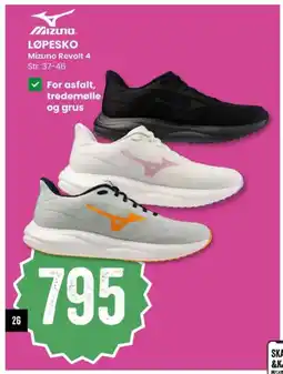 Sport Outlet Mizuno løpesko mizuno revolt 4 tilbud