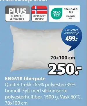 ENGVIK fiberpute, NOK 250