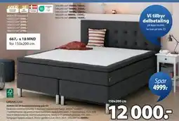JYSK SOKNA GC35 kontinentalseng grå-40, NOK 12000 tilbud