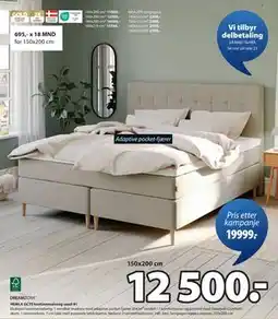 JYSK HEMLA GC75 kontinentalseng sand-91, NOK 12500 tilbud