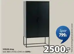 JYSK VIRUM skap, NOK 2500 tilbud