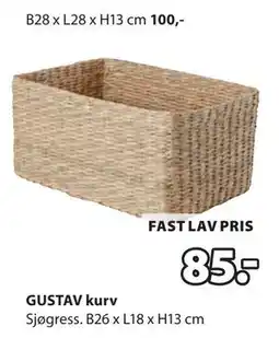 JYSK GUSTAV kurv tilbud