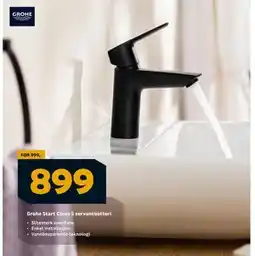 Megaflis Grohe Start Clova S servantbatteri, NOK 899 tilbud