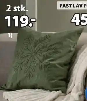 JYSK PETALIT pynteputetrekk, NOK 119 tilbud