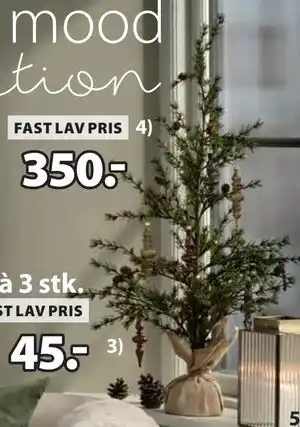 JYSK FENRIR kunstig tre, NOK 350 tilbud