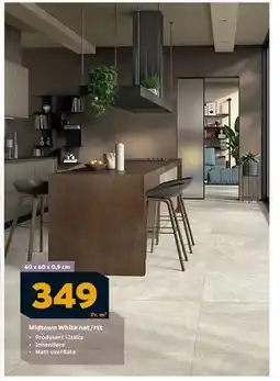 Megaflis Midtown White nat/rtt, NOK 349 tilbud