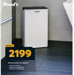 Megaflis Woods avfukter for baderom, NOK 2199 tilbud