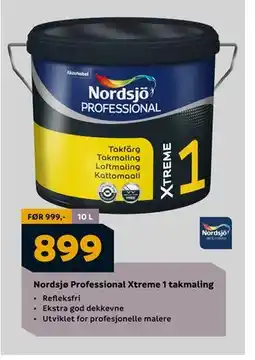 Megaflis Nordsjø Professional Xtreme 1 takmaling, NOK 899 tilbud