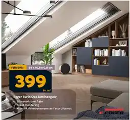 Megaflis Egger Turin Oak laminatgulv, NOK 399 tilbud