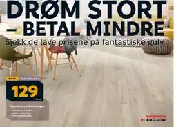 Megaflis Sjekk de lave prisene på fantastiske gulv, NOK 129 tilbud