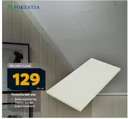 Megaflis Forestia tak-ess, NOK 129 tilbud