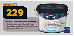 Megaflis Nordsjø Original dør/list halvblank, NOK 229 tilbud