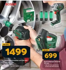 Megaflis Bosch luftpumpe Universal 18V solo, NOK 699 tilbud