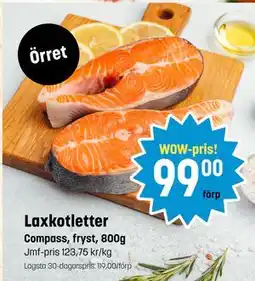 Eurocash Laxkotletter, SEK 99 tilbud