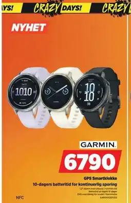 POWER GPS Smartklokke, NOK 6790 tilbud