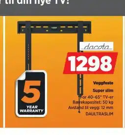 POWER Veggfeste, NOK 1298 tilbud