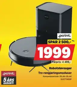 POWER Robotstøvsuger, NOK 1999 tilbud