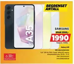 POWER Galaxy A35, NOK 1990 tilbud