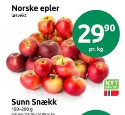 Joker Norske epler, NOK 29.9 tilbud