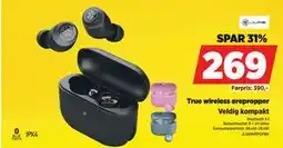 POWER True wireless ørepropper, NOK 269 tilbud