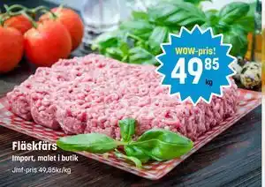 Fläskfärs, SEK 49.85