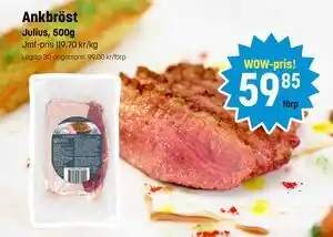 Eurocash Ankbröst, SEK 59.85 tilbud