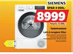 POWER Tørketrommel, NOK 8999 tilbud