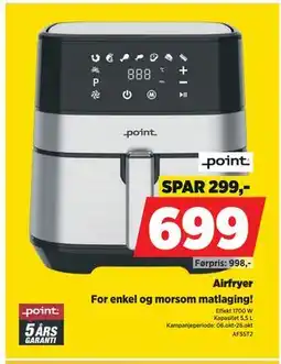 POWER Airfryer, NOK 699 tilbud