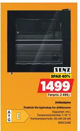 POWER Drikkekjøler, NOK 1499 tilbud