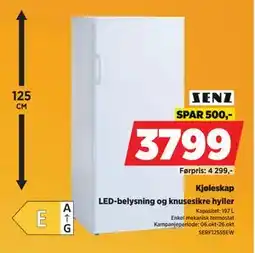 POWER Kjøleskap, NOK 3799 tilbud