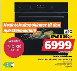 POWER Integrert stekeovn, NOK 6999 tilbud