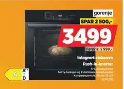 POWER Integrert stekeovn, NOK 3499 tilbud