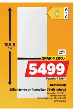 POWER Kombiskap, NOK 5499 tilbud