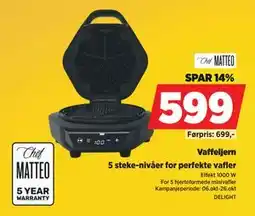 POWER Vaffeljern, NOK 599 tilbud