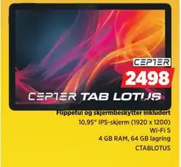 POWER Tab Lotus, NOK 2498 tilbud