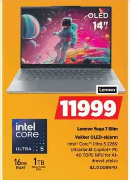 POWER Lenovo Yoga 7 Slim, NOK 11999 tilbud