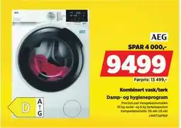 POWER Kombinert vask/tørk, NOK 9499 tilbud